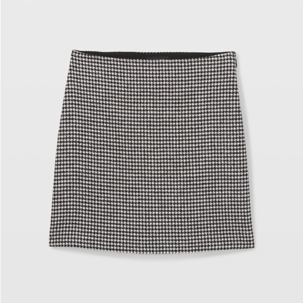 CLUB MONACO HOUNDSTOOTH MINI SKIRT